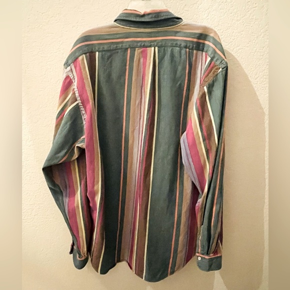 Vintage Polo Ralph Lauren multi-colored striped men’s shirt - Picture 2 of 6